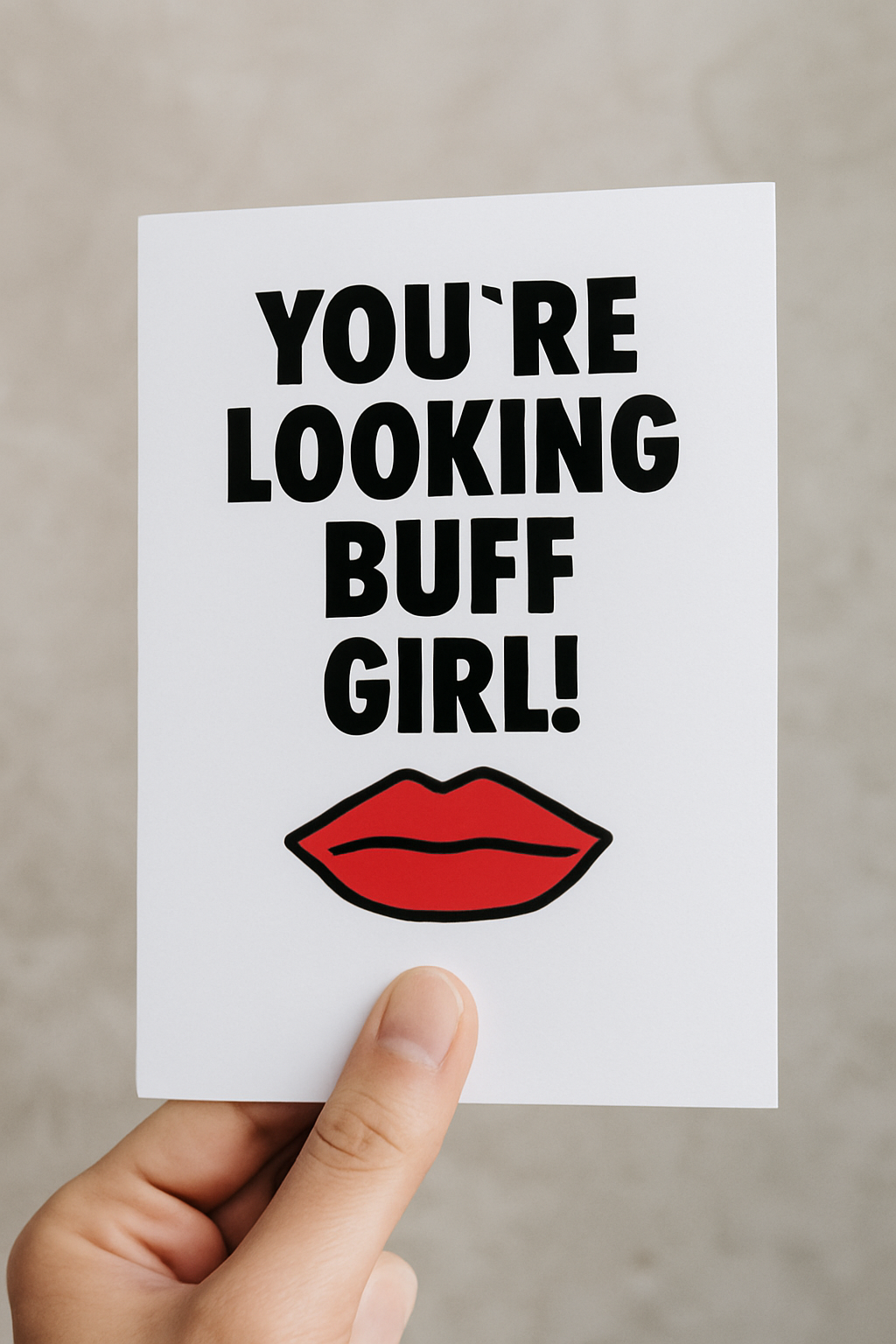 Looking Buff Girl