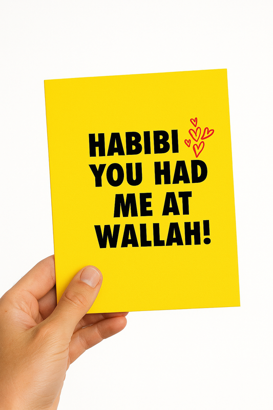 Habibi - Love You Card