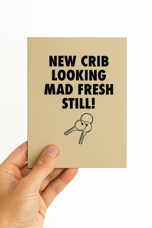 New Crib - New House Card