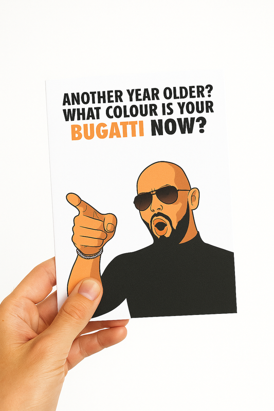 Tate Bugatti - Influencer Greeting Card